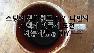 스팅어 엠비언트 DIY ✨ 나만의 드림카 만들기 도전! #자동차튜닝 #DIY